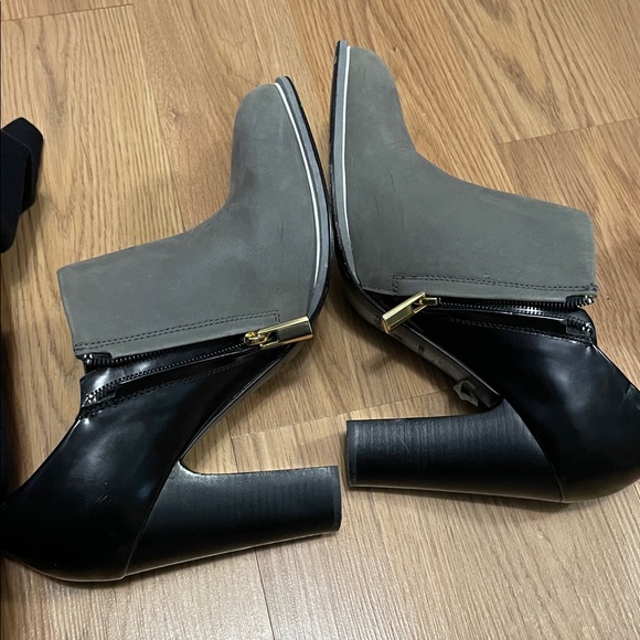 See By Chloe Gray and Black Ankle Booties - Picture 3 of 14